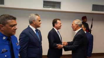 Presidente de Honduras Nasry Asfura realiza visita oficial a RD y es recibido por el canciller