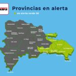 COE coloca siete provincias en alerta verde por lluvias asociadas a onda tropical