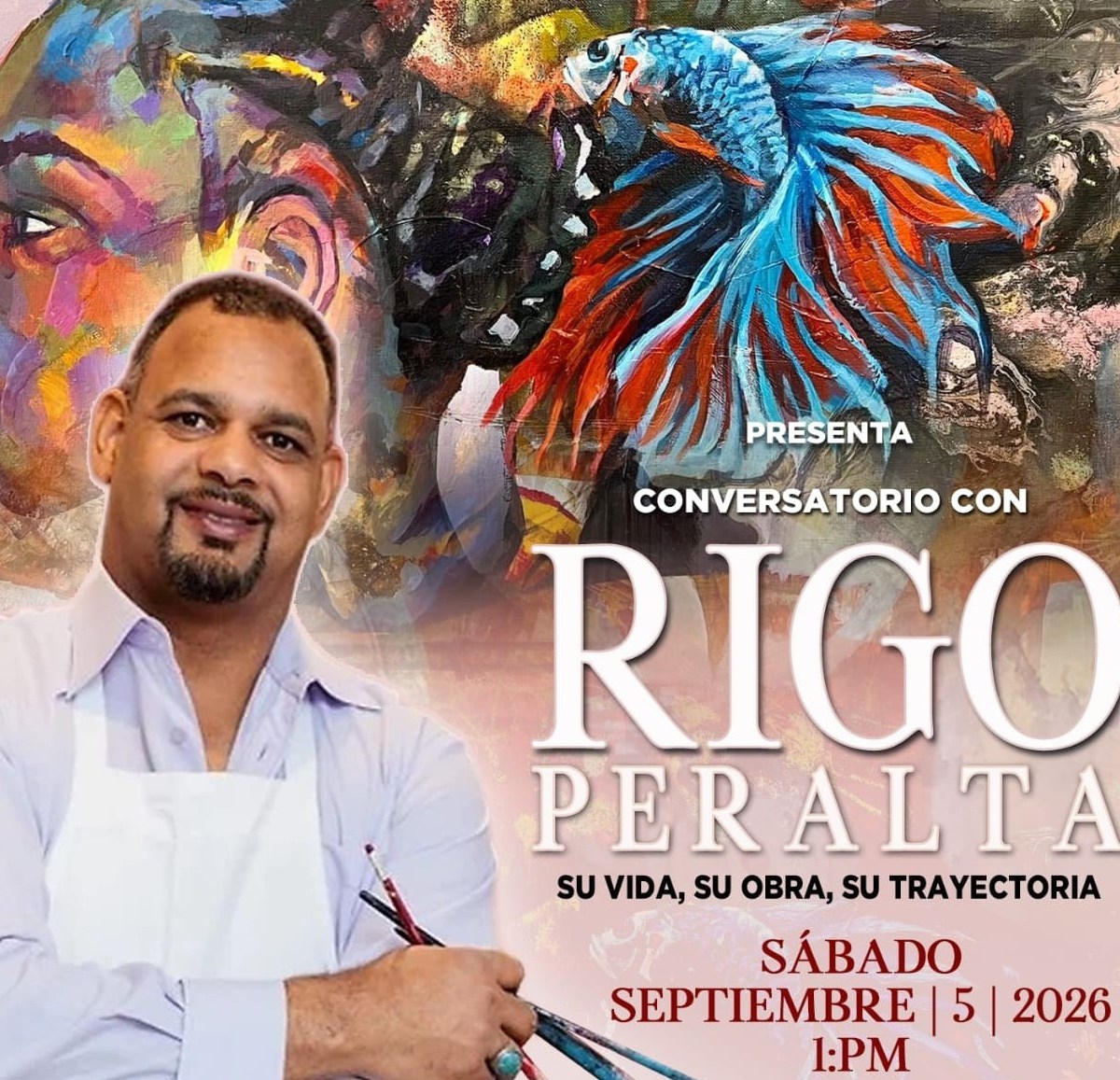 Rigo Peralta hablará de su vida y obra