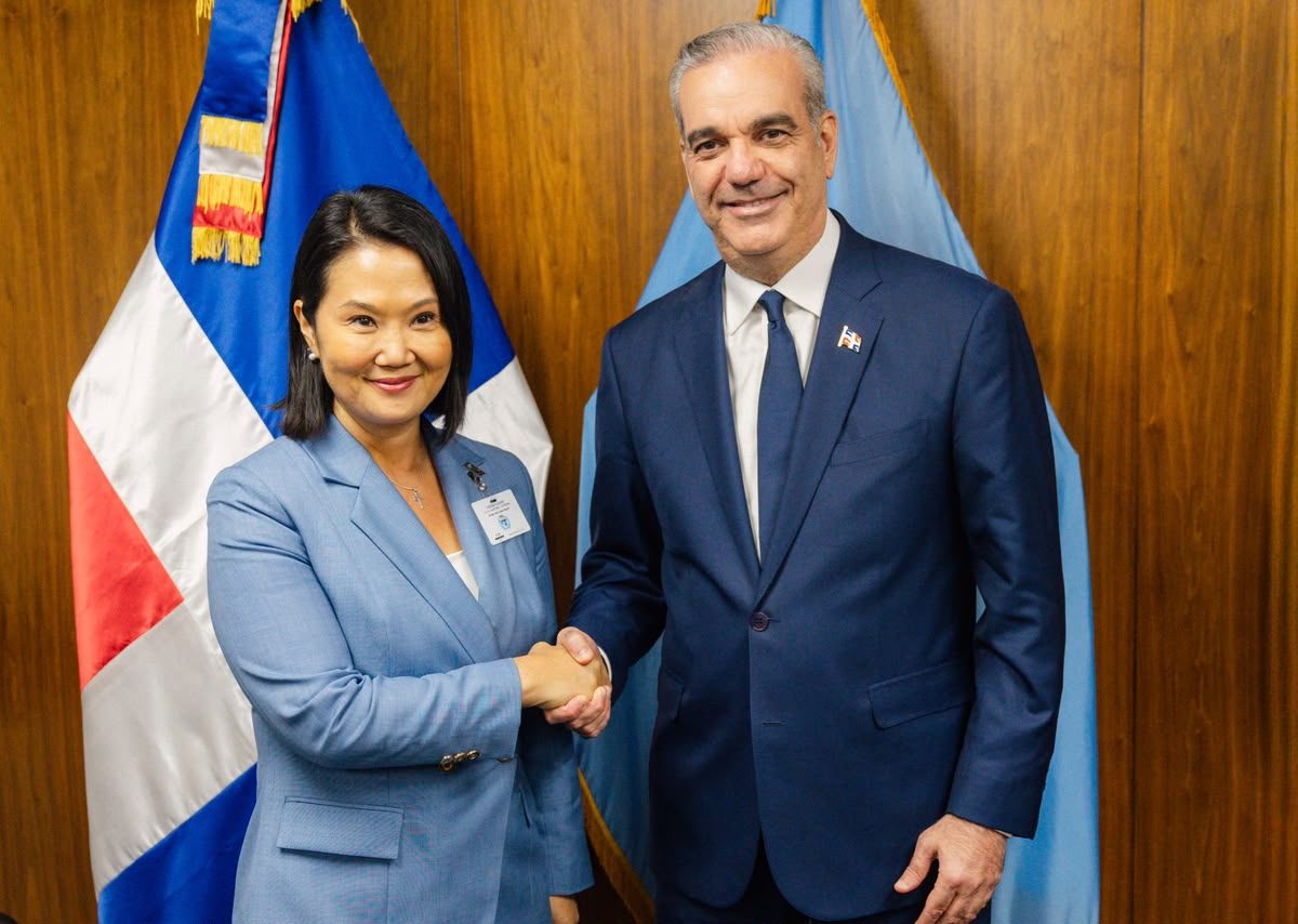 Abinader plantea llevar a nuevos niveles las relaciones entre RD y Perú tras reunión bilateral con Keiko Fujimori