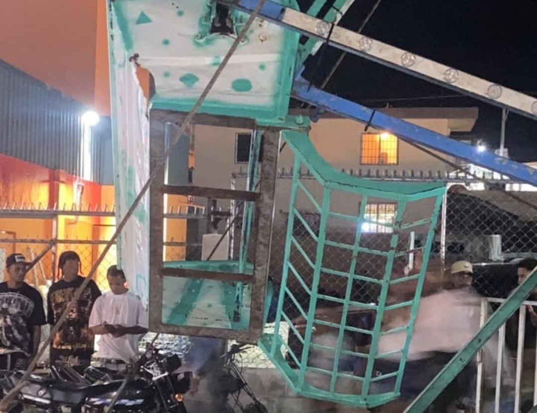Tres niñas resultan heridas tras desprenderse asiento de juego mecánico en Hato Mayor