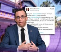 Andrés Navarro anuncia recorrido de Gonzalo Castillo por más de 62 municipios de cara a consulta del PLD