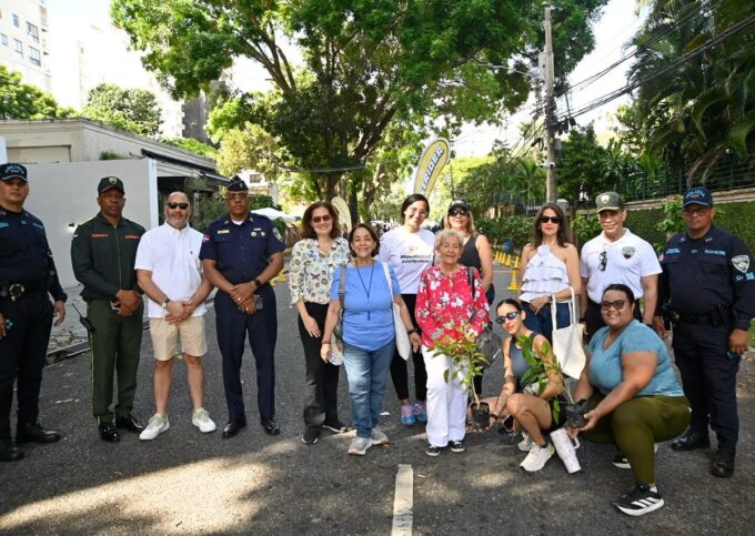 Piantini Peatonal promueve movilidad sostenible durante jornada de actividades
