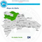 COE coloca cuatro provincias en alerta verde por incidencia de vaguada