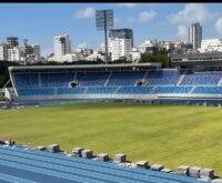 Ministro Kelvin Cruz presenta área verde del Estadio Félix Sánchez 72 horas después de evento artístico