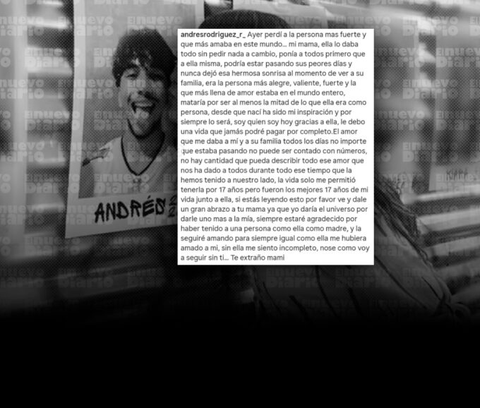 “Daría el universo por darte un abrazo más”: hijo de Elizabeth Ruiz la despide con emotivo mensaje