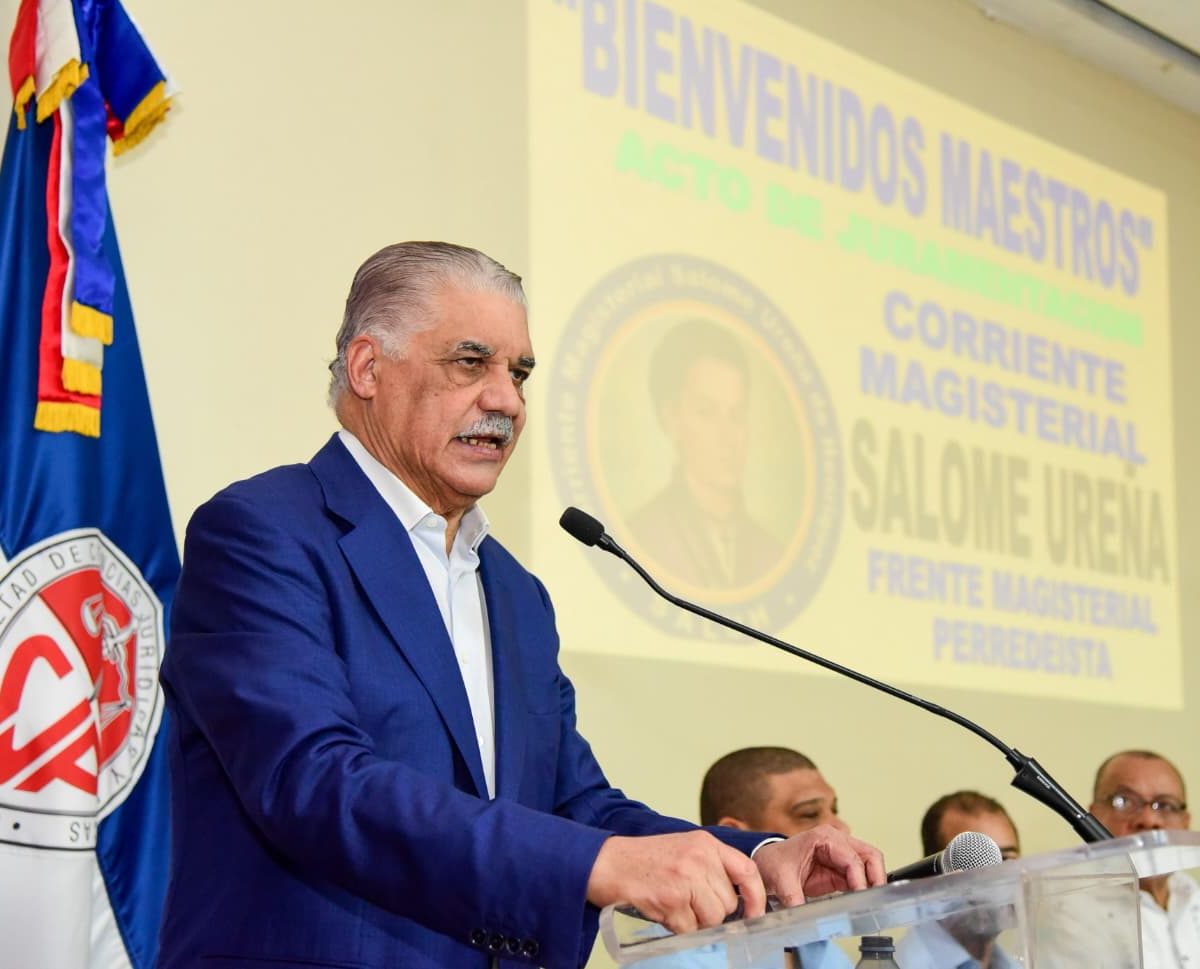 Miguel Vargas asegura oposición cuenta con liderazgo experimentado para retomar desarrollo del país