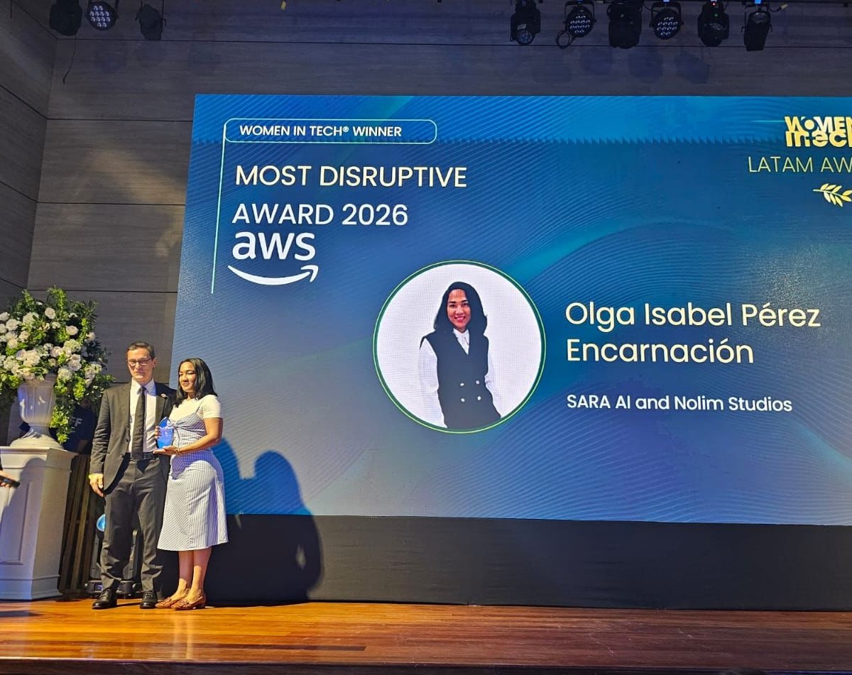 Proyecto dominicano SARA gana premio Most Disruptive Award de Women in Tech LATAM 2026