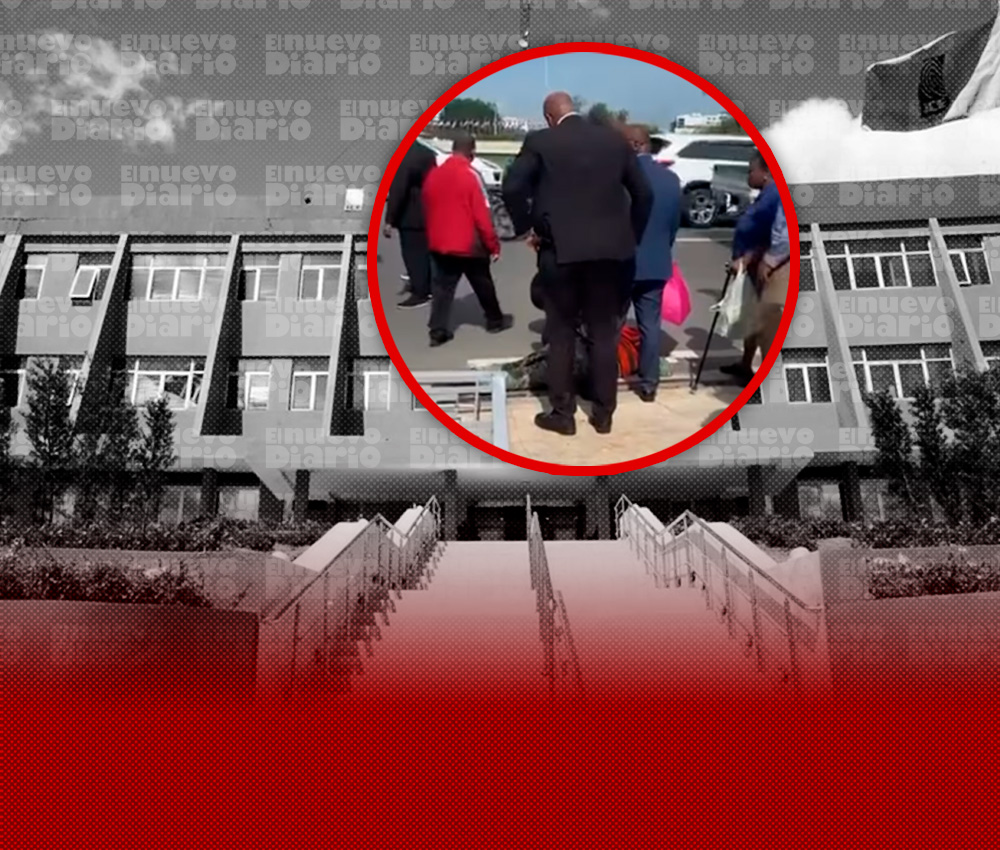 Militar resulta herido tras caerle portón de la JCE