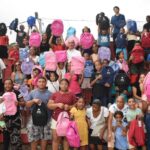 Regidor Moya culmina entrega de útiles escolares a niños de escasos recursos en la Circunscripción 1