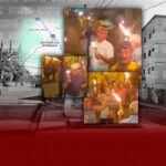 Moradores de Ercilia Pepín protestan con mechones encendidos por deterioro de calles