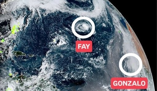 Tormentas tropicales Fay y Gonzalo se mantienen activas en el Atlántico, sin peligro para el Caribe