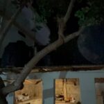 Tinacos caen y provocan daños en la cocina del Cuerpo de Bomberos de Dajabón