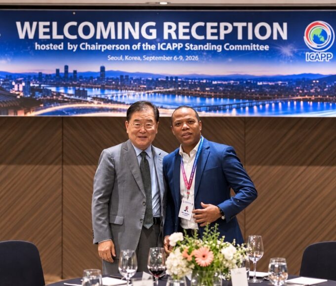 Milton Morrison asume nuevo rol ante la ICAPP en Corea del Sur para fortalecer vínculos entre Asia y América Latina