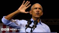 "Es nuestra última oportunidad de frenarlo": Obama ataca a Trump mientras hace campaña para los demócratas