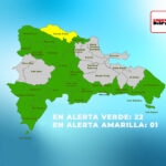 COE coloca una provincia en alerta amarilla y mantiene 21 en verde por incidencia de vaguada