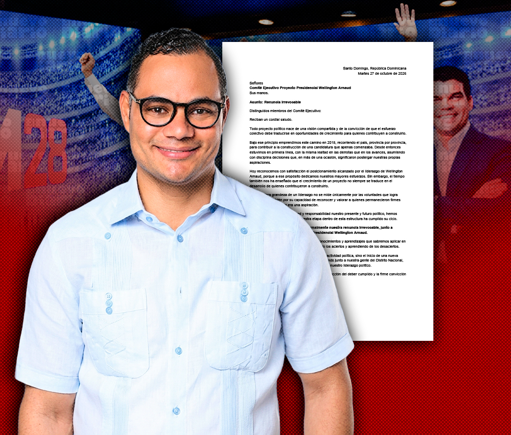 Alexander Liz de Jesús abandona el proyecto presidencial de Wellington Arnaud