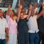 Carolina Mejía juramenta su estructura política en San Cristóbal