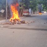 Comunitarios de Pontón protestan por obras inconclusas y deterioro de sus calles