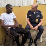 Director de la Policía visita a raso herido de bala durante patrullaje en San Pedro de Macorís
