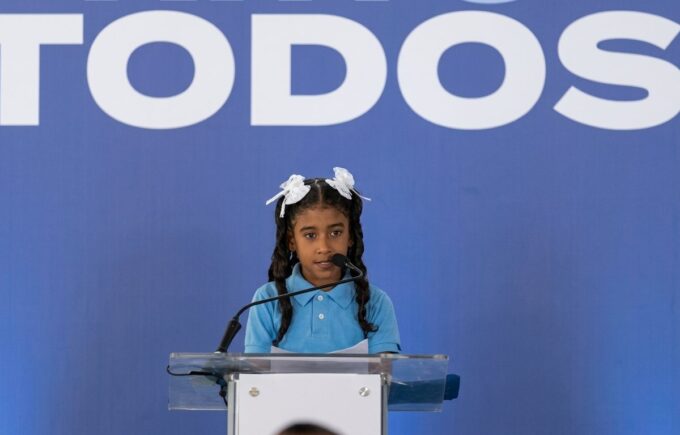 Estudiante destaca oportunidades que ofrece nueva escuela inaugurada por el Gobierno en Ocoa