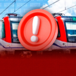 Apagón deja sin iluminación la estación Pedro Mir del Metro; trenes siguen operando