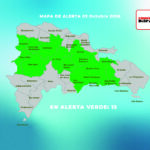COE amplía a 14 provincias y el Distrito Nacional la alerta verde por lluvias