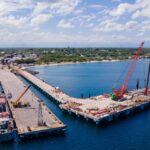 Puerto de Manzanillo alcanza 63.7 % de avance general y 35 % en construcción del muelle