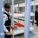 Las imágenes de la nueva cárcel de máxima seguridad de Costa Rica que imita al Cecot de Bukele